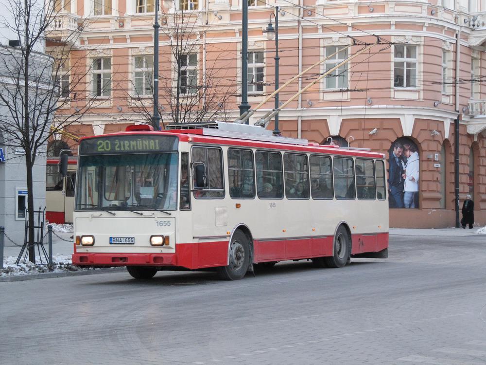 Вильнюс, Škoda 14Tr17/6M № 1655