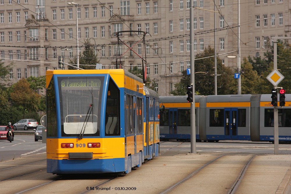 Лейпциг, Bombardier NB4 № 909