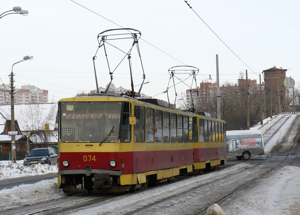 Киев, Tatra T6B5SU № 074