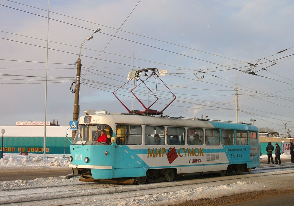 Ижевск, Tatra T3SU № 1184
