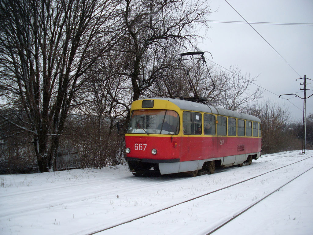 Каменское, Tatra T3SU № 667