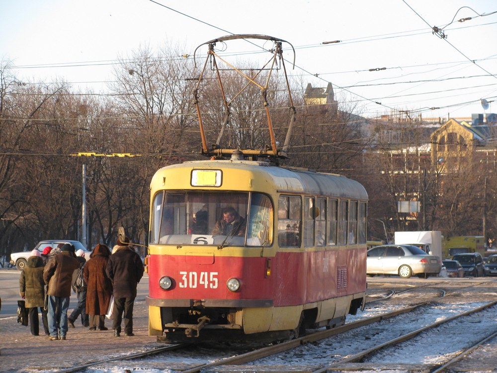 Харьков, Tatra T3SU № 3045