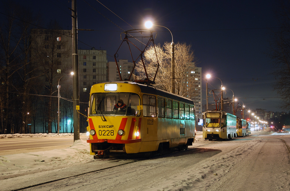 Москва, Tatra T3SU № 0228
