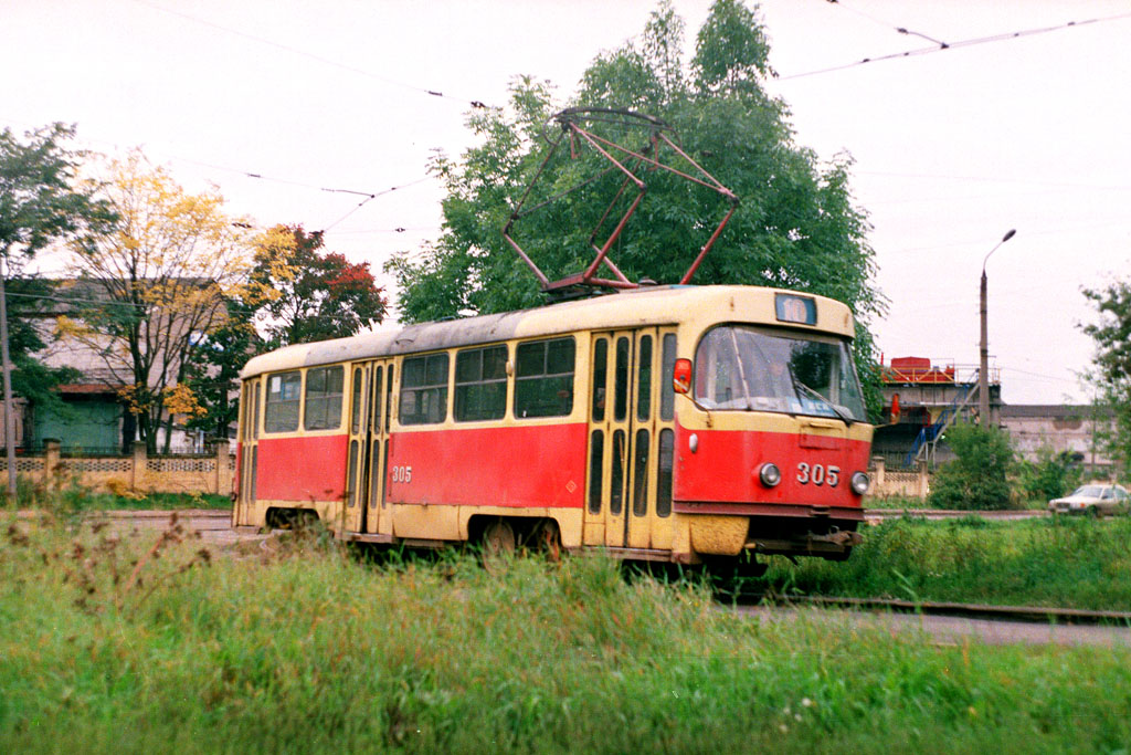 Тверь, Tatra T3SU № 305; Тверь — Тверской трамвай в начале 2000-х гг. (2002 — 2006 гг.)