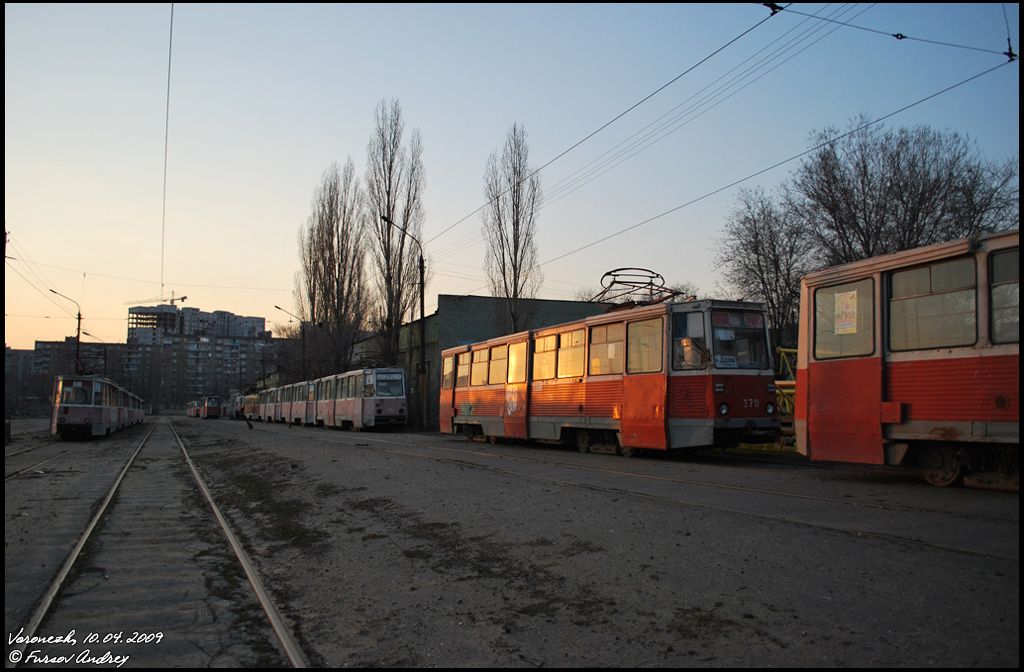 Воронеж, 71-605 (КТМ-5М3) № 370; Воронеж — Трамвайное депо № 3