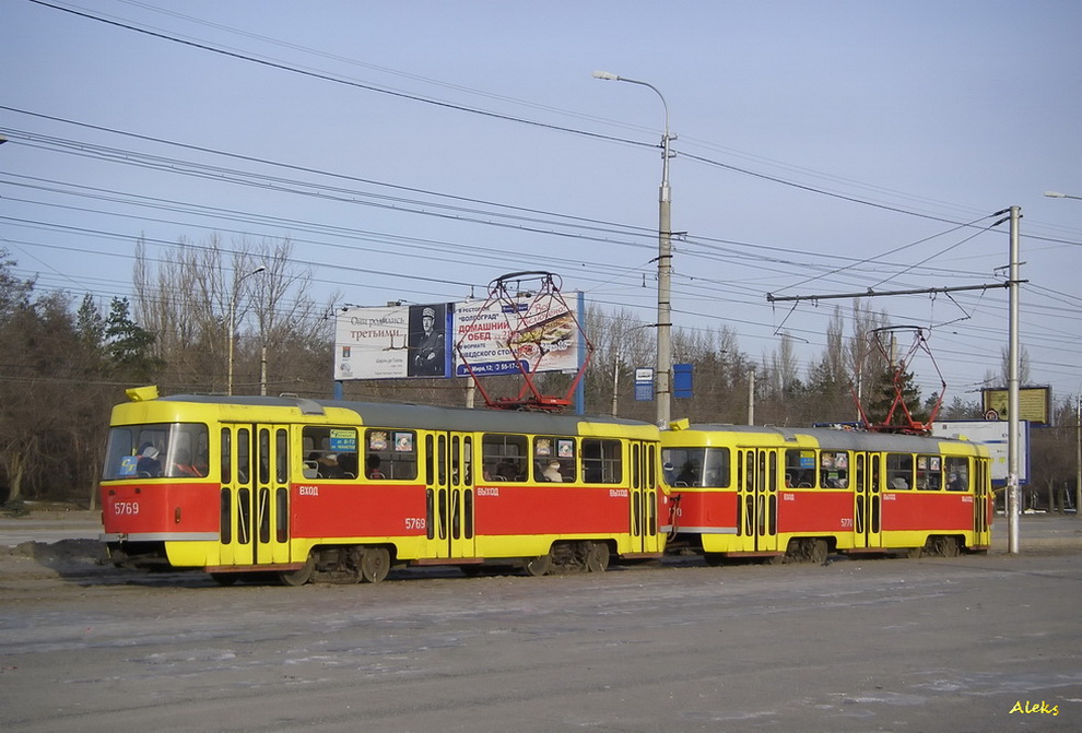 Волгоград, Tatra T3SU № 5770; Волгоград, Tatra T3SU № 5769