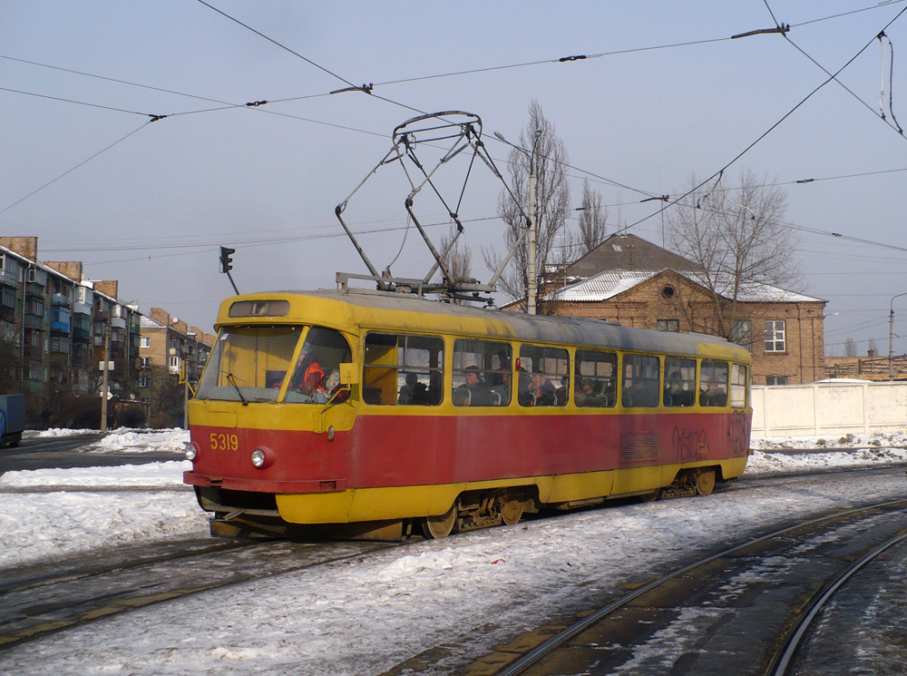 Киев, Tatra T3SU (двухдверная) № 5319