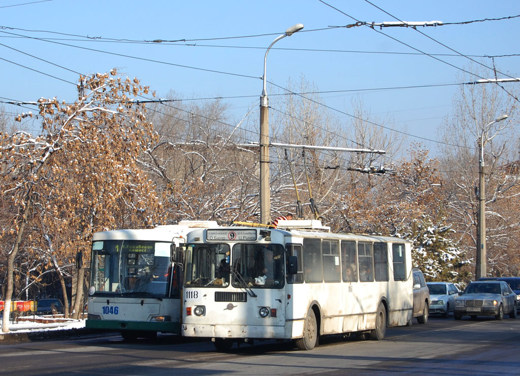 Alma-Ata, TP KAZ 398 č. 1046; Alma-Ata, ZiU-682G-012 [G0A] č. 1118