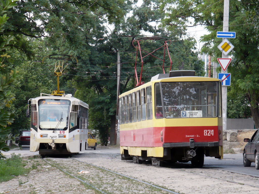 Ростов-на-Дону, 71-619КТУ № 079; Ростов-на-Дону, Tatra T6B5SU № 824; Ростов-на-Дону — Разные фотографии