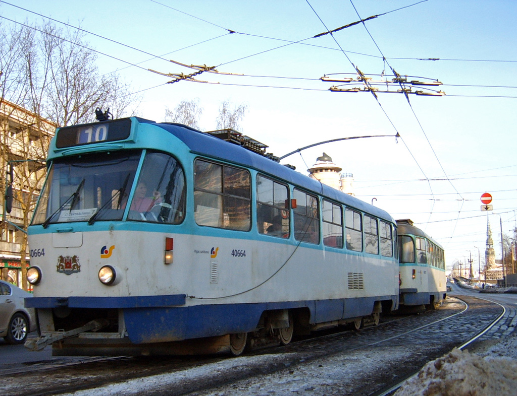 Рига, Tatra T3A № 40664