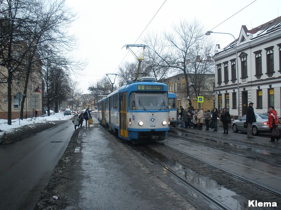 Острава, Tatra T3R.E № 968