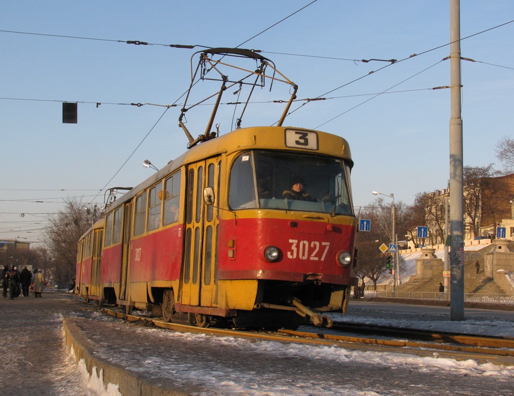Харьков, Tatra T3SU № 3027