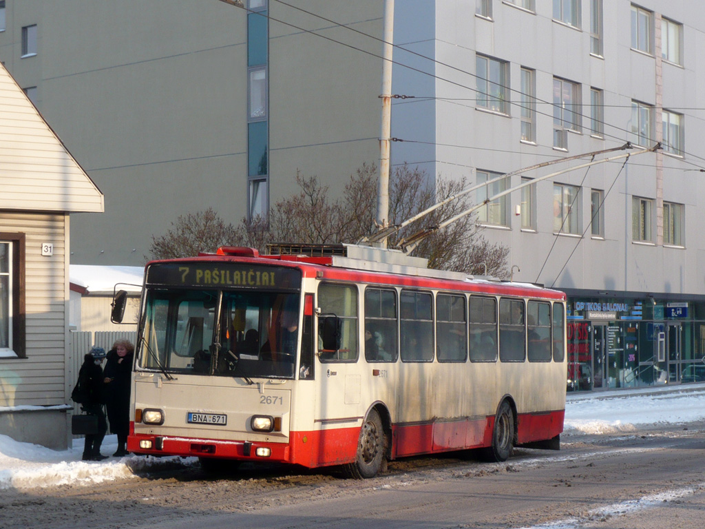 Вильнюс, Škoda 14Tr17/6M № 2671