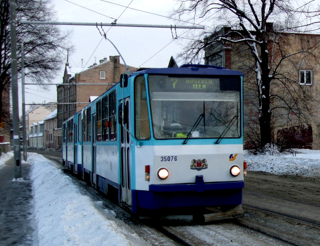 Рига, Tatra T3MR (T6B5-R) № 35076