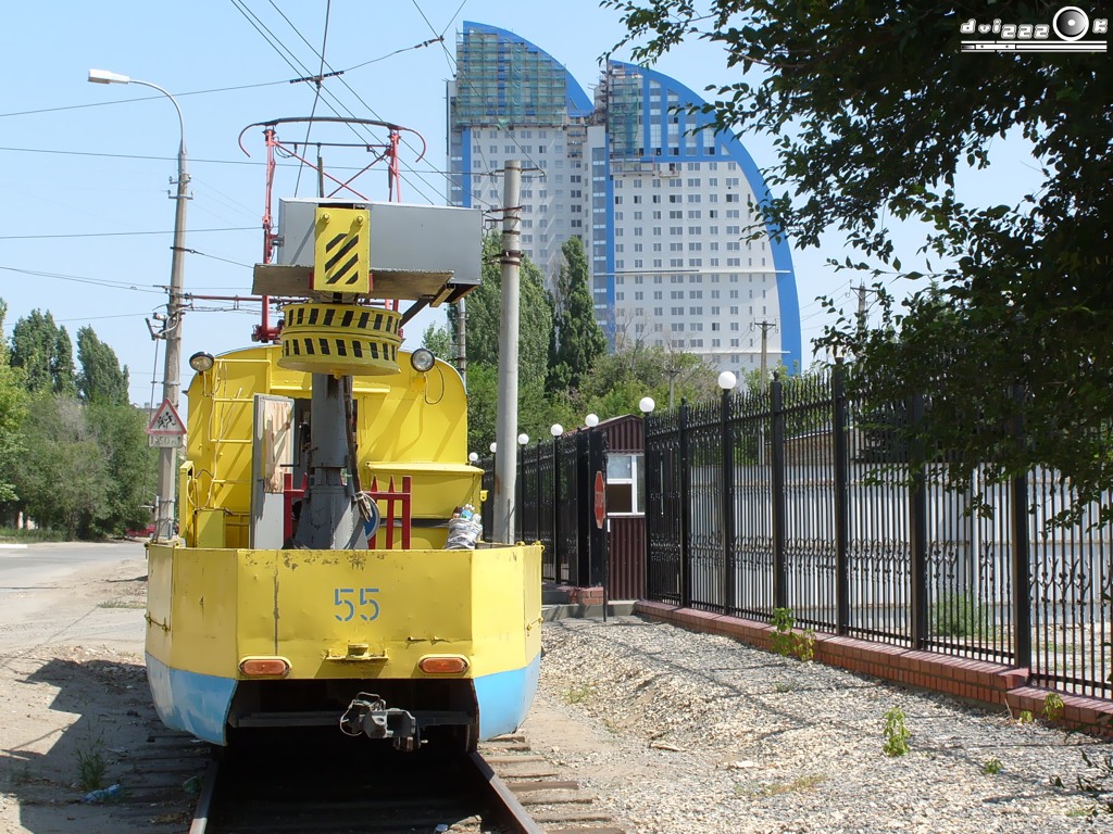 Волгоград, Tatra T3SU (двухдверная) № 55