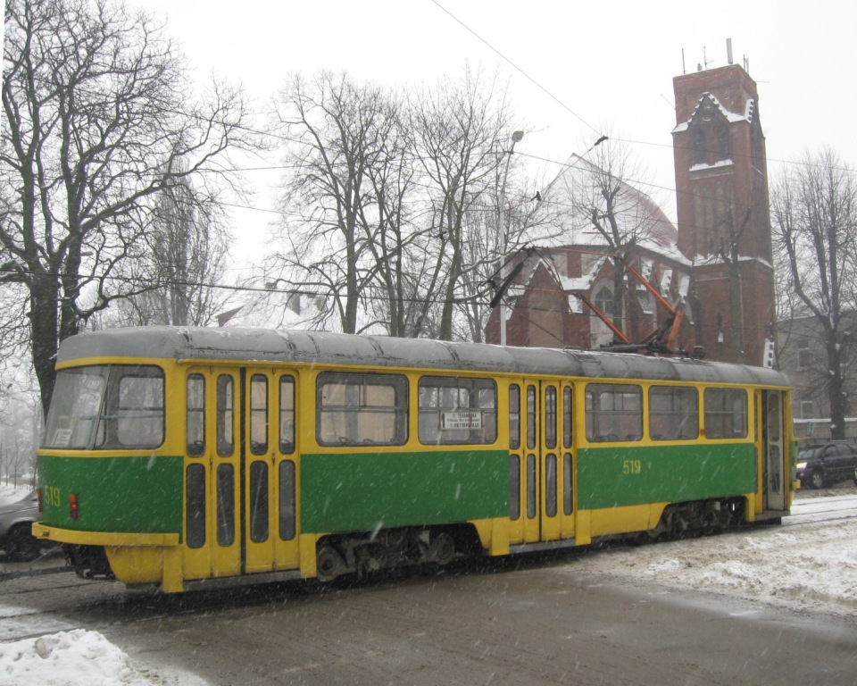 Калининград, Tatra T4D № 519 Калининград, Tatra T4D № 519