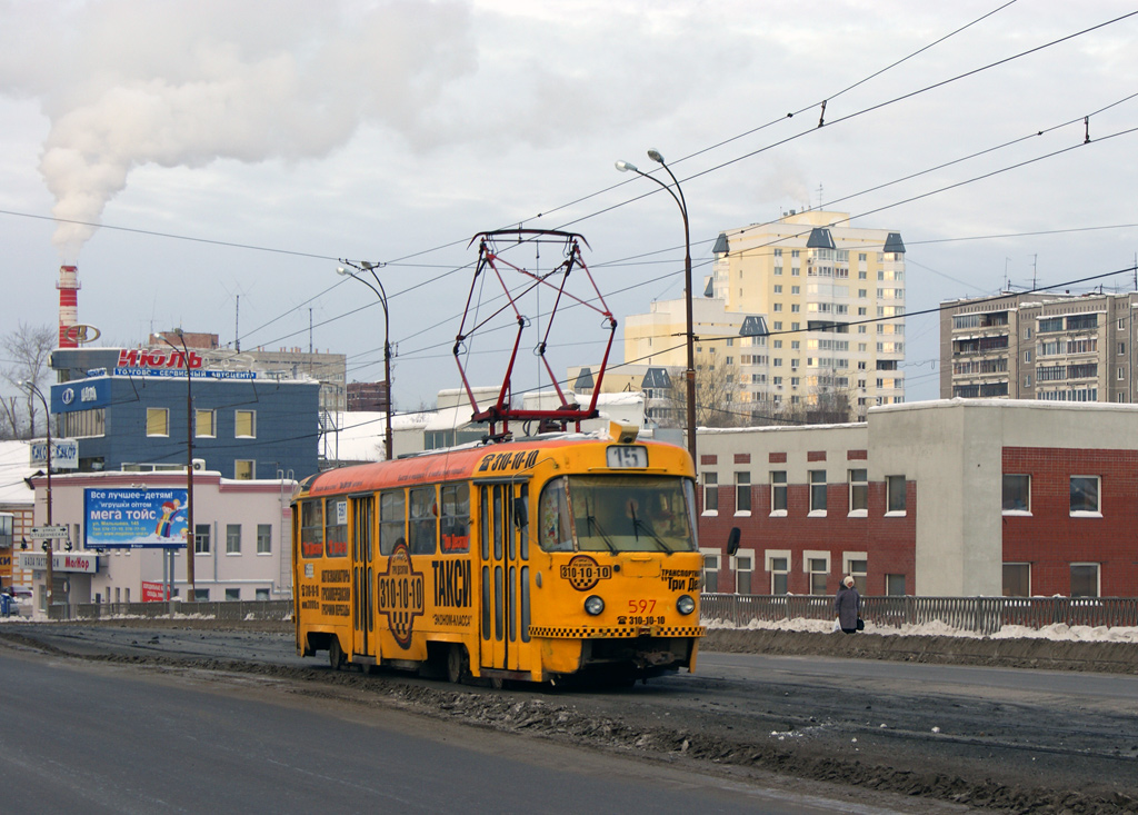 Jekaterynburg, Tatra T3SU Nr 597