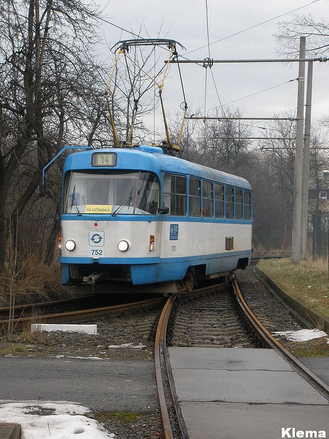 Острава, Tatra T3 № 752