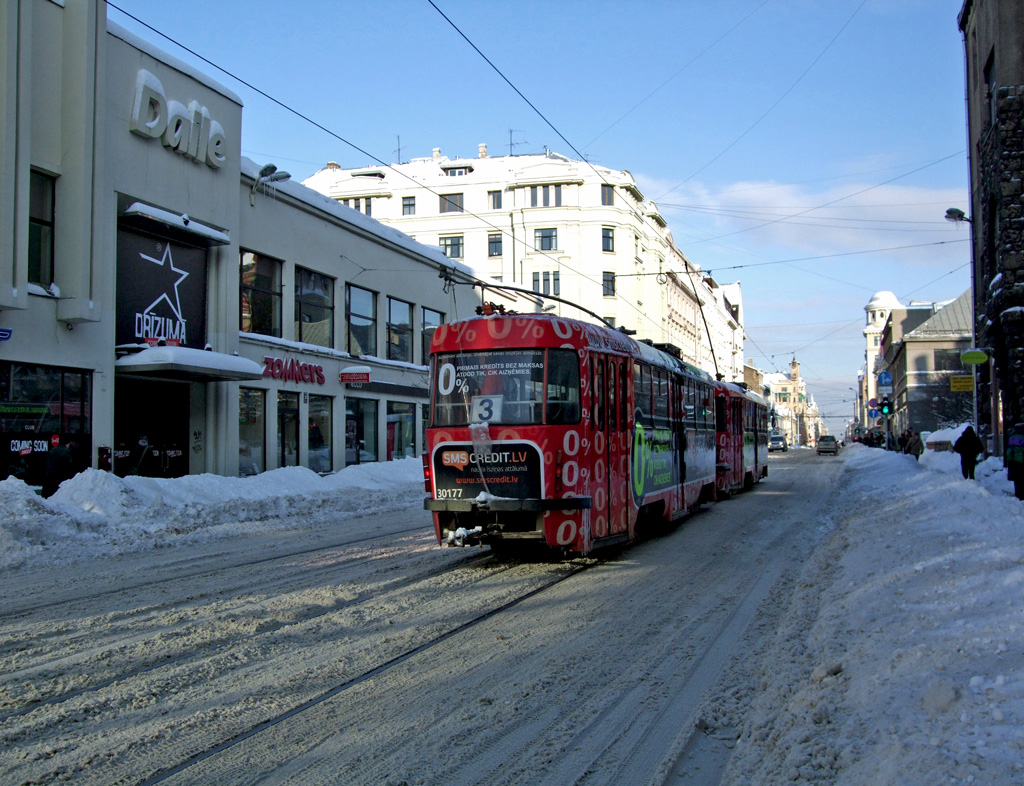 Рига, Tatra T3A № 30177