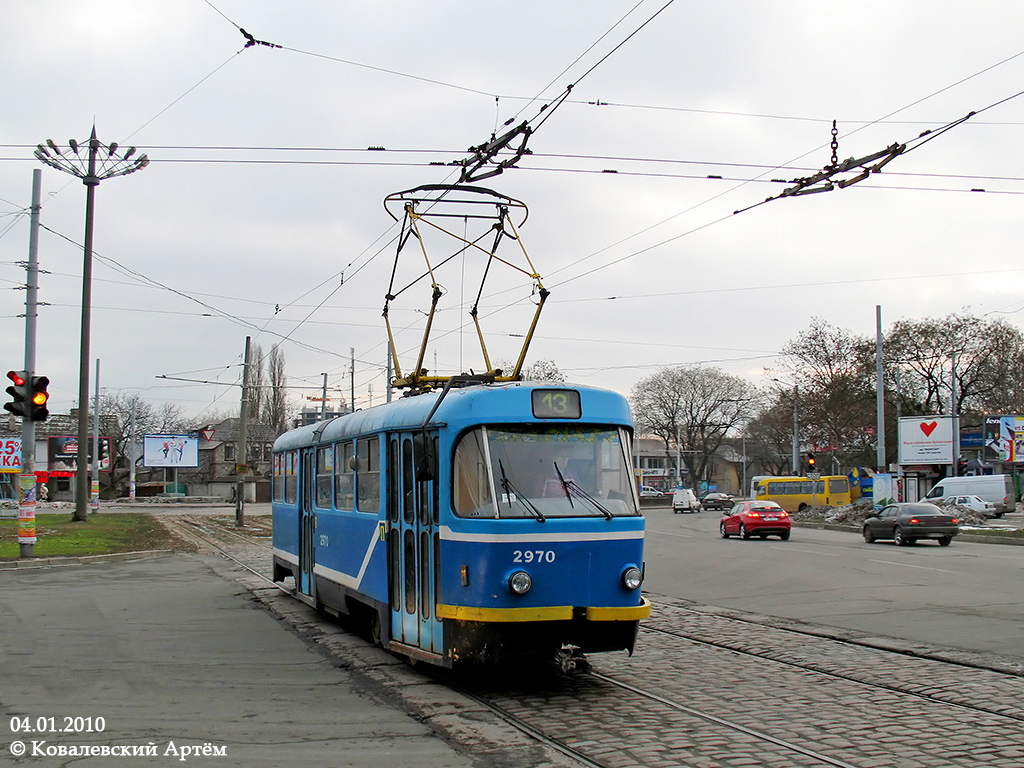 Одесса, Tatra T3R.P № 2970