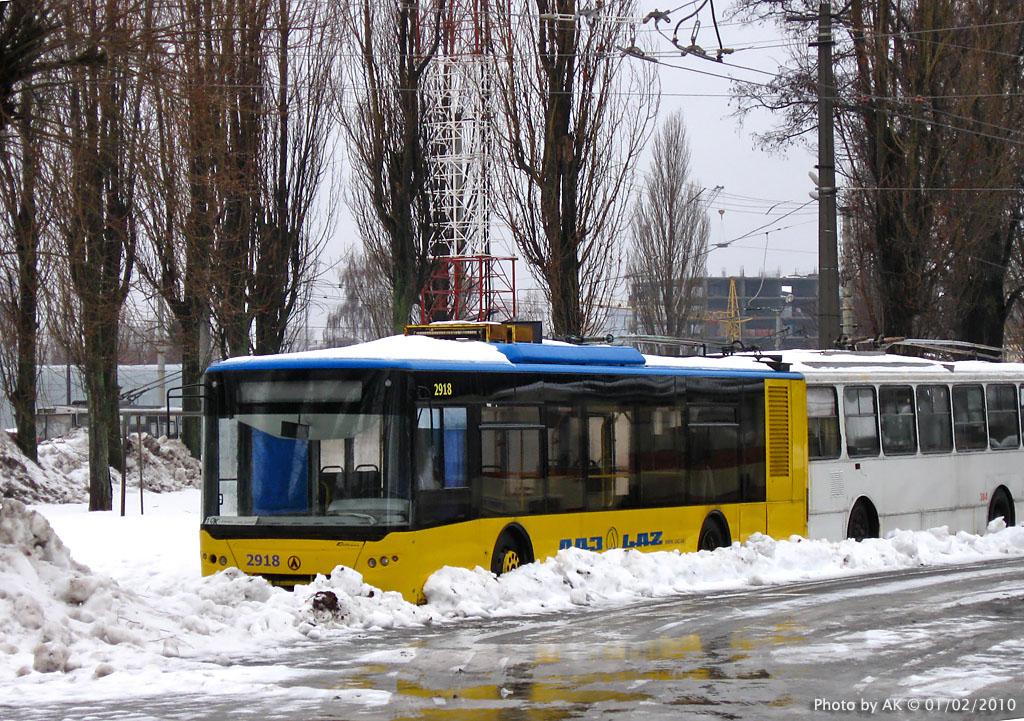 Киев, ЛАЗ E183D1 № 2918