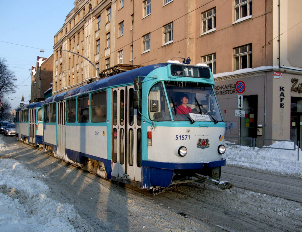 Рига, Tatra T3A № 51571