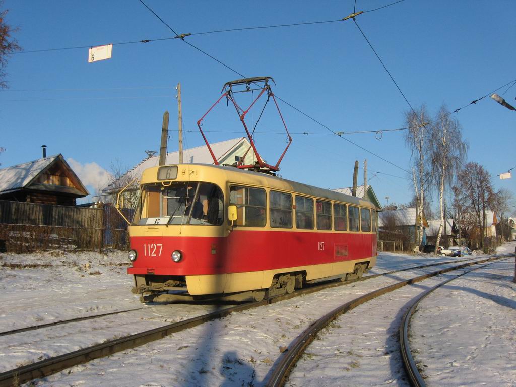 Ижевск, Tatra T3SU (двухдверная) № 1127