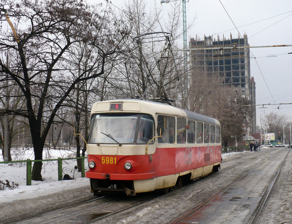 Киев, Tatra T3P № 5981