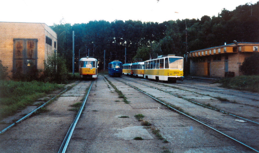 Москва, Tatra T3SU № 3730; Москва, Tatra T3SU № 3642; Москва, Tatra T7B5 № 3324