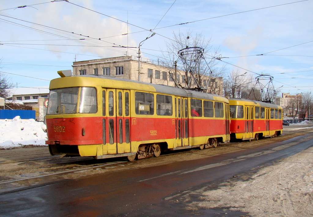 Киев, Tatra T3SU № 5602