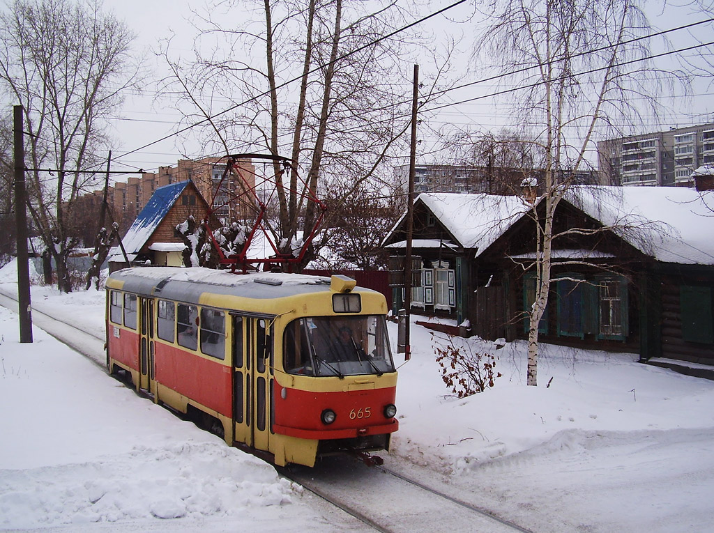 Екатеринбург, Tatra T3SU № 665; Екатеринбург — Линия на Зеленый Остров Екатеринбург, Tatra T3SU № 665; Екатеринбург — Линия на Зеленый Остров