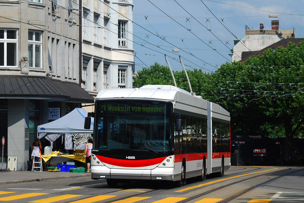 Санкт-Галлен, Hess SwissTrolley 3 (BGT-N2C) № 182