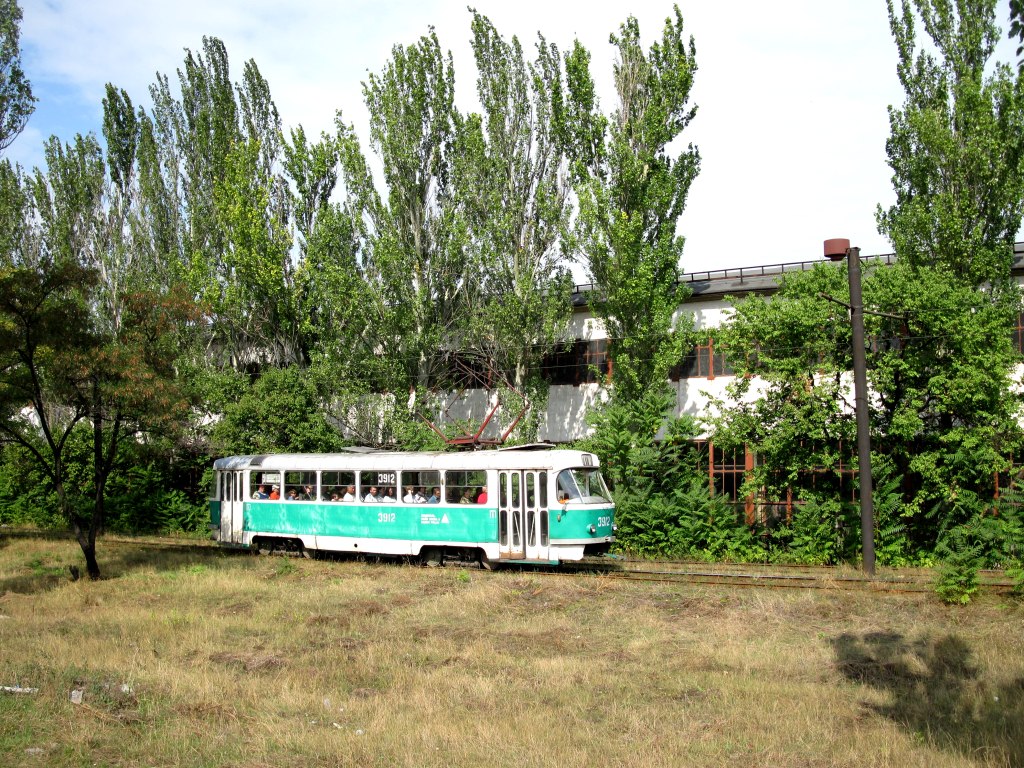 Донецк, Tatra T3SU (двухдверная) № 3912