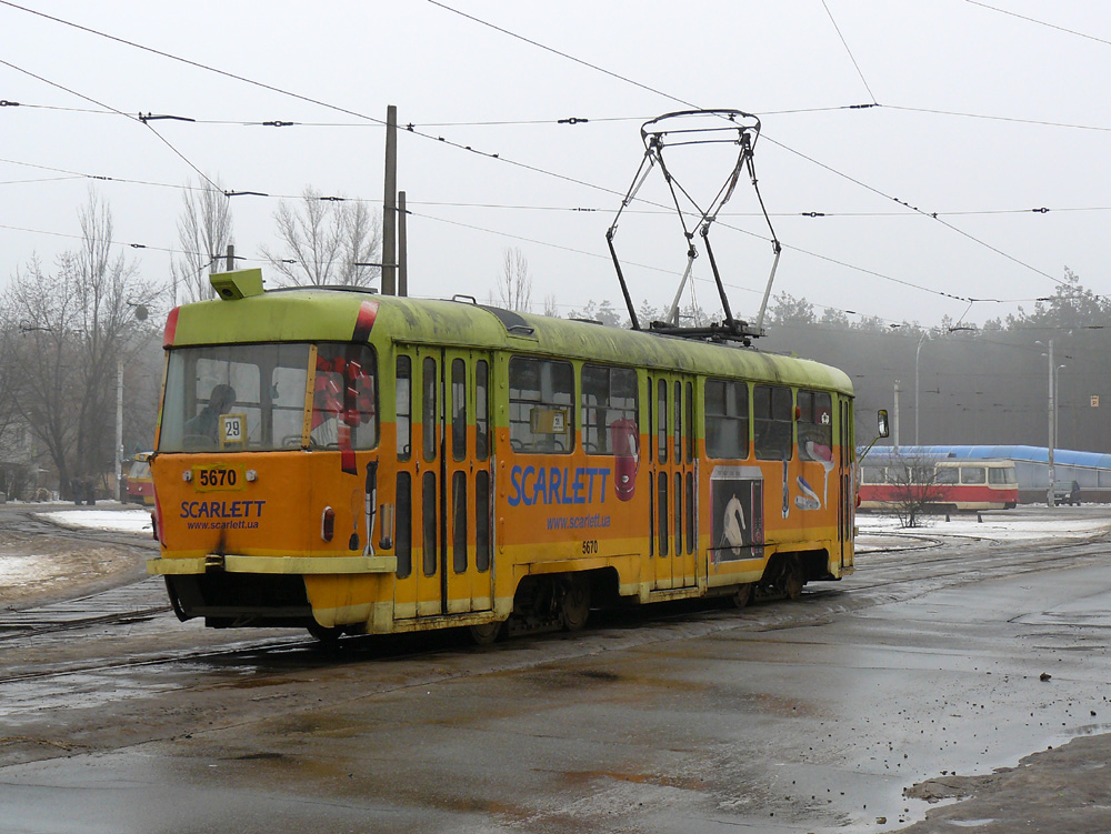 Киев, Tatra T3SU № 5670