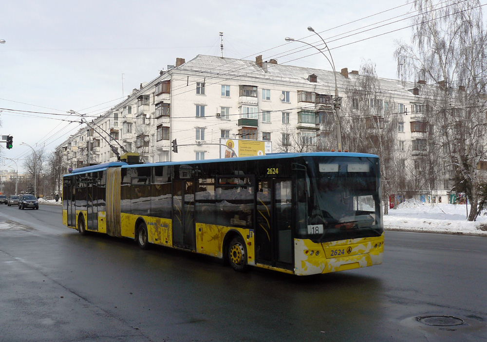Киев, ЛАЗ E301D1 № 2624
