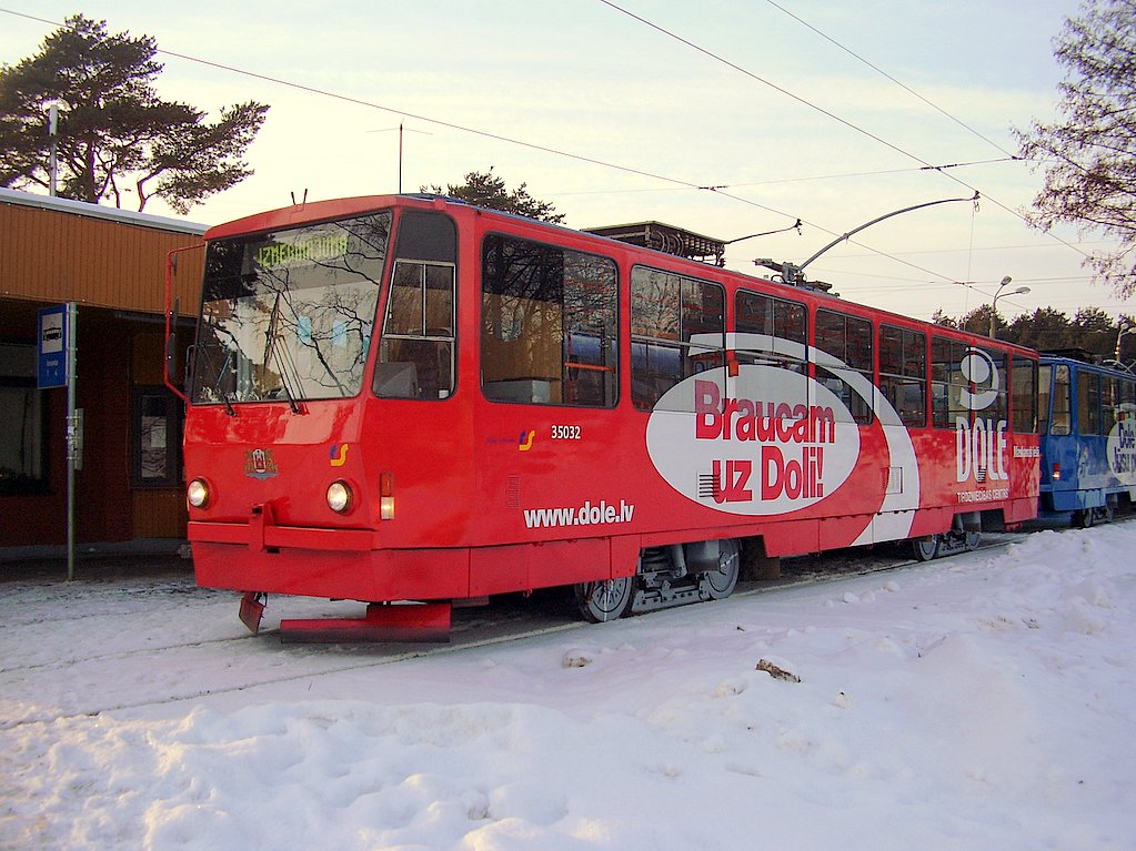Рига, Tatra T3MR (T6B5-R) № 35032