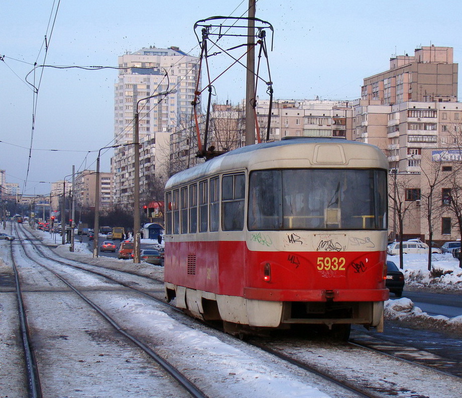 Киев, Tatra T3SU № 5932
