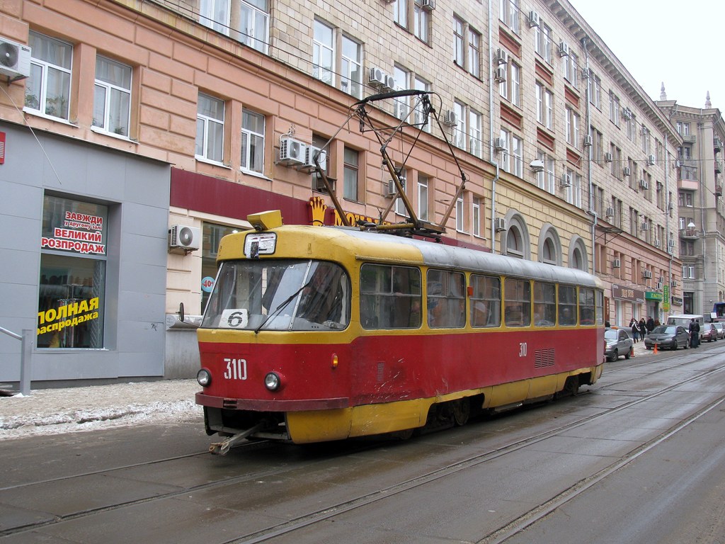 Харьков, Tatra T3SU № 310