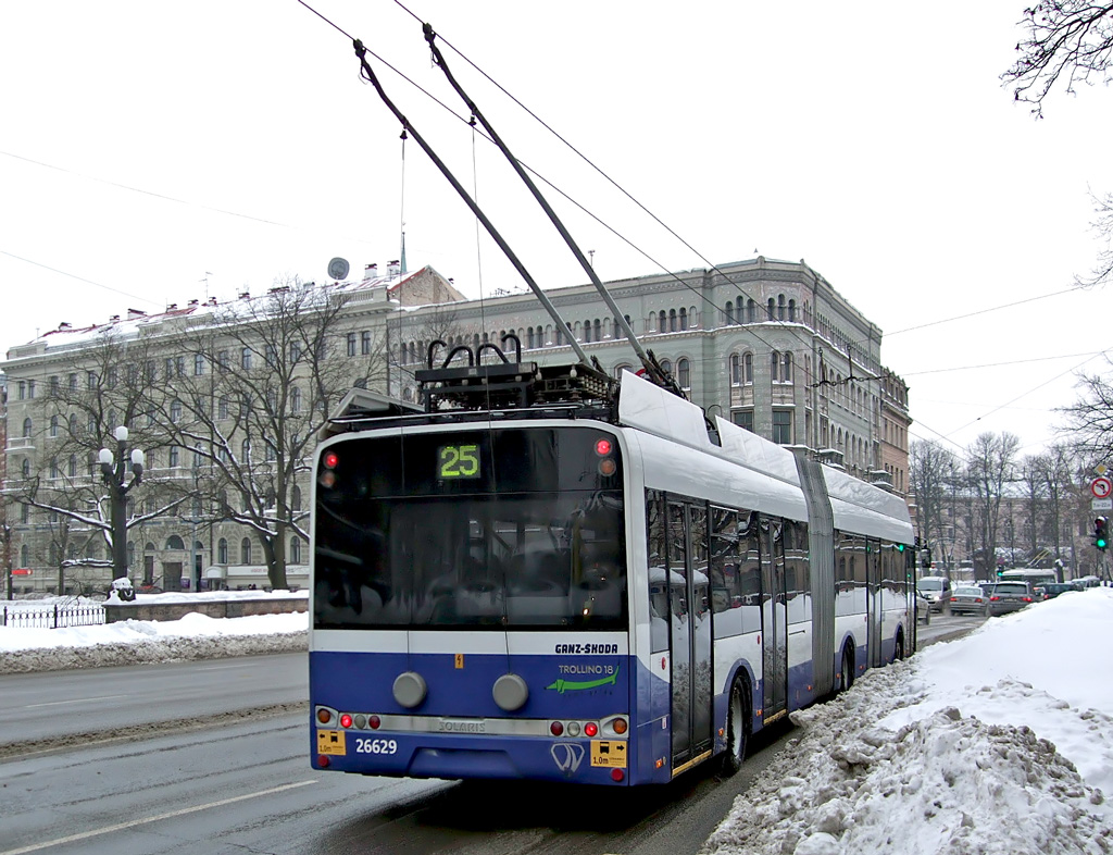 Рига, Solaris Trollino III 18 Ganz-Škoda № 26629 Рига, Solaris Trollino III 18 Ganz-Škoda № 26629