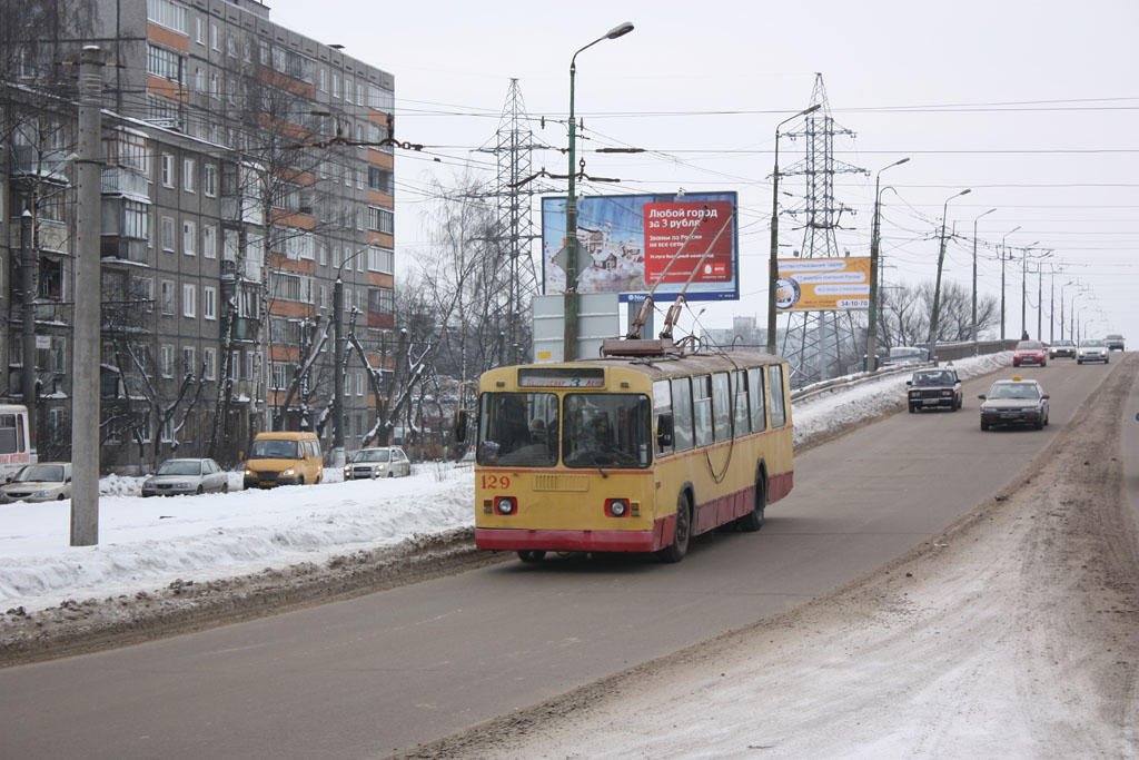 Twer, ZiU-682G [G00] Nr. 129; Twer — Trolleybus lines: Moskovsky district