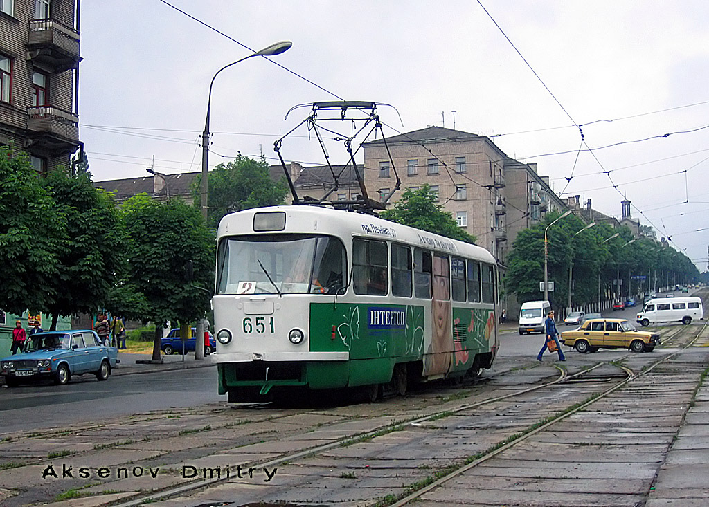 Каменское, Tatra T3SU № 651