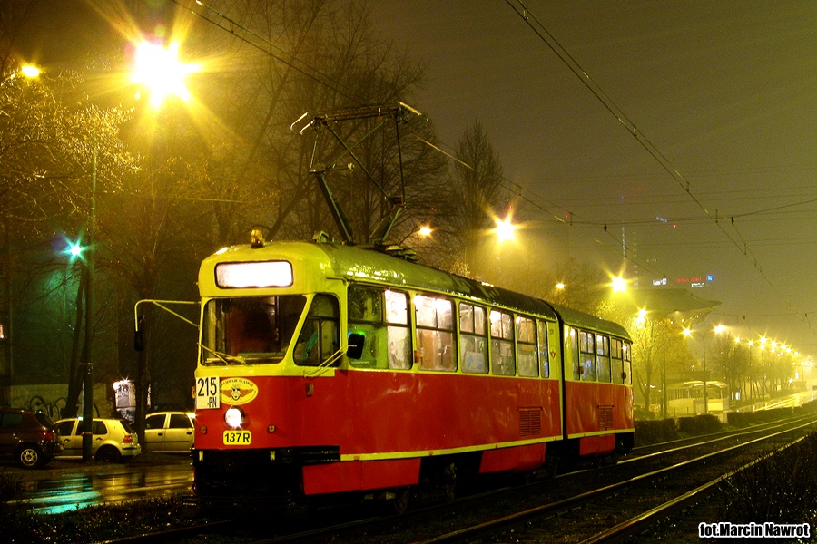 Верхнесилезская агломерация, Konstal 102Na № 137R; Верхнесилезская агломерация — 31.12.2009/01.01.2010 — Новогодная ночь