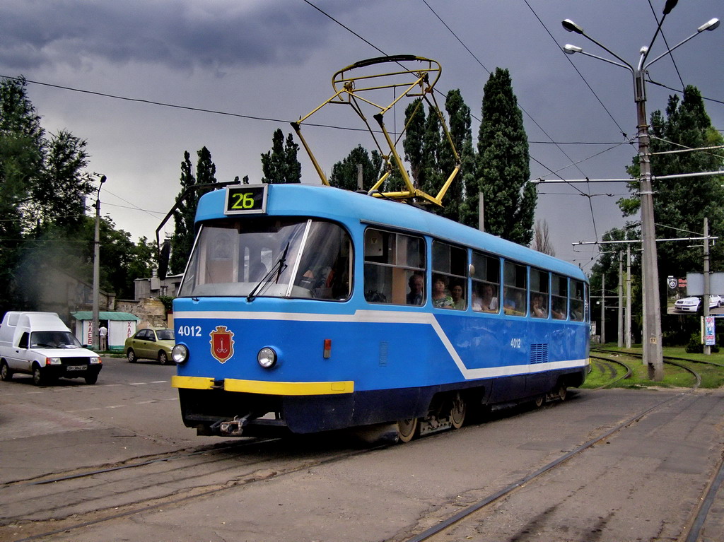 Одесса, Tatra T3R.P № 4012