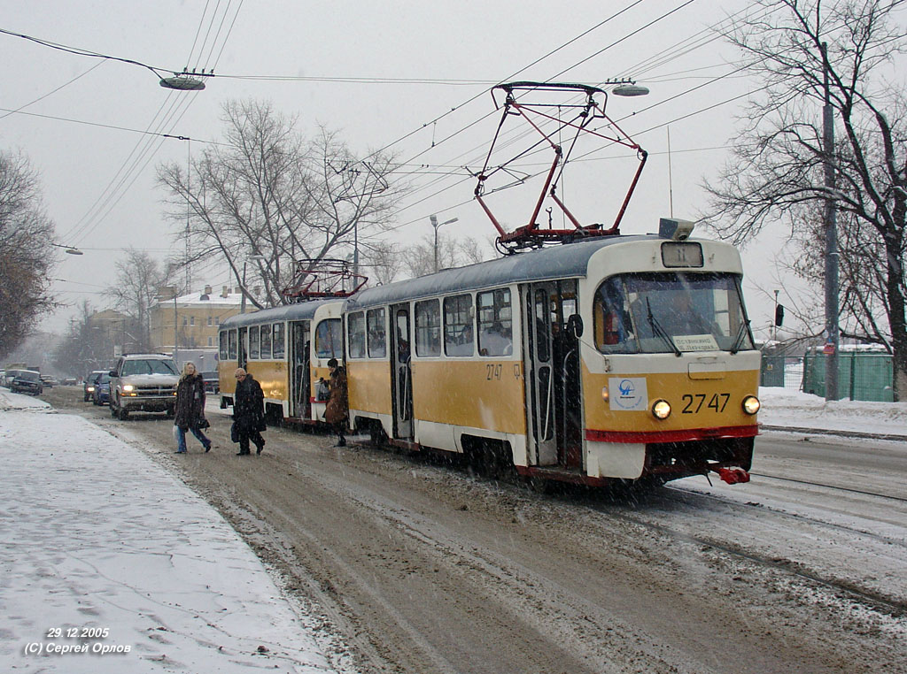 Moscow, Tatra T3SU # 2747