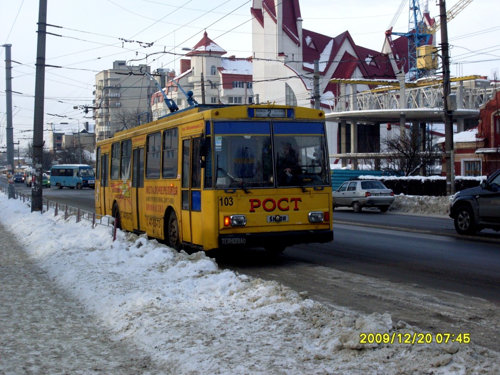 Тернополь, Škoda 14Tr02/6 № 103 Тернополь, Škoda 14Tr02/6 № 103
