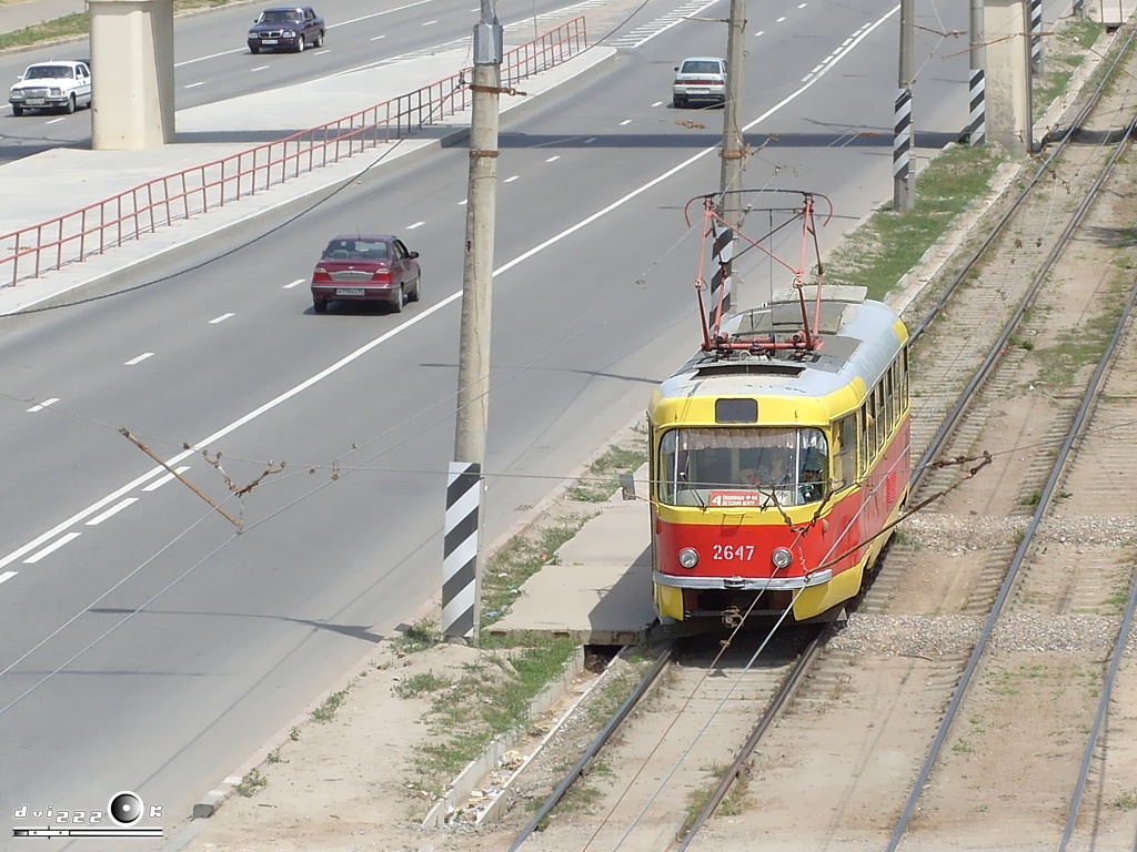 Волгоград, Tatra T3SU (двухдверная) № 2647