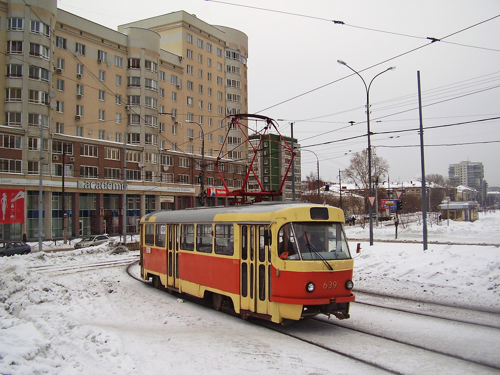 Екатеринбург, Tatra T3SU (двухдверная) № 639