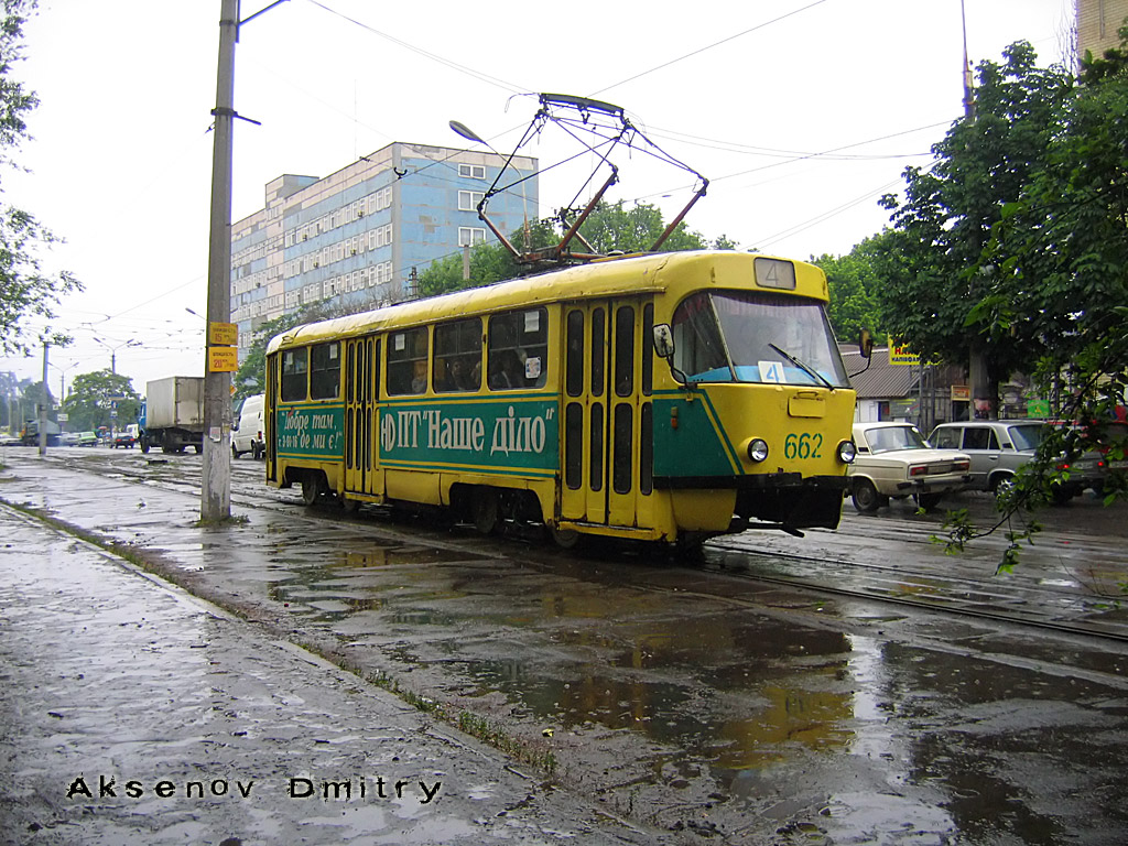 Каменское, Tatra T3SU № 662