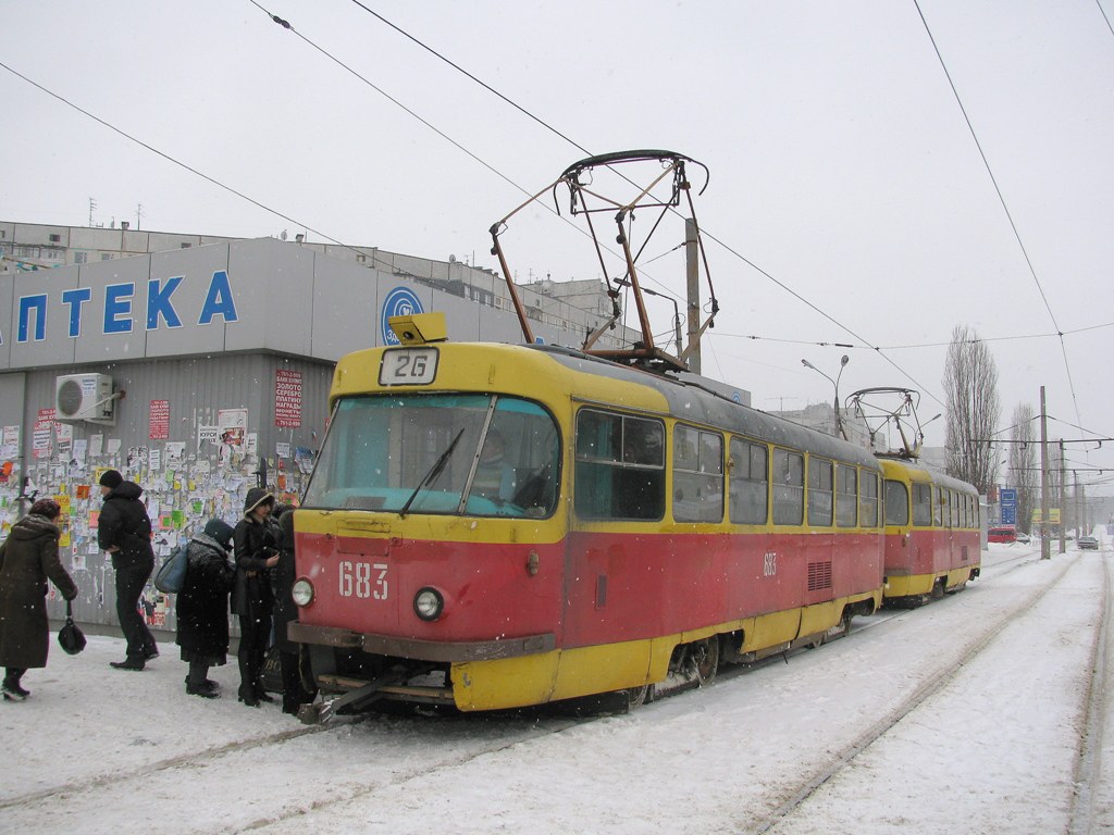 Charkiw, Tatra T3SU Nr. 683