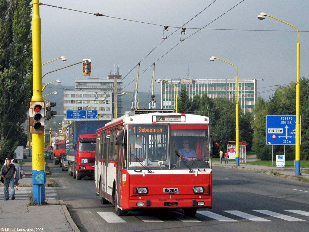 Прешов, Škoda 14Tr10/6 № 91 Прешов, Škoda 14Tr10/6 № 91